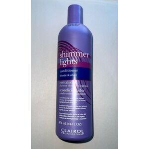 Clairol Professional Shimmer Lights Conditioner Blonde & Silver 16 oz Exp‎ 2023